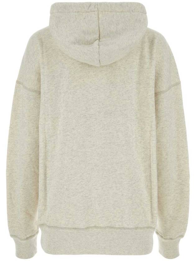 Mansell Logo Hoodie Top Ecru - ISABEL MARANT - BALAAN 3