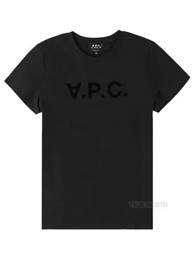 VPC Logo Organic Cotton Short Sleeve T-Shirt Black - A.P.C. - BALAAN 2