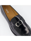 Granville CD Logo Leather Loafers Black Polished - DIOR - BALAAN 3