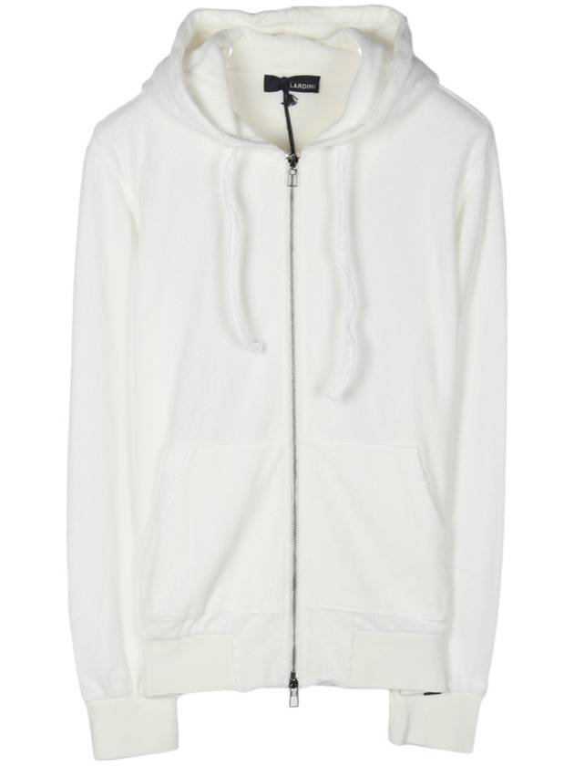 terry cotton hooded zip-up white - RVR LARDINI - BALAAN 2