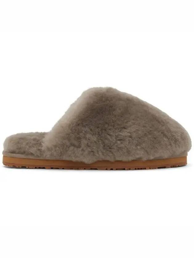 Taupe Fleece Slippers 232326F121034 270392 1147407 - MAU - BALAAN 1