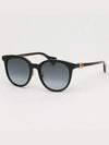 Eyewear Side GG Logo Round Sunglasses Black - GUCCI - BALAAN 4