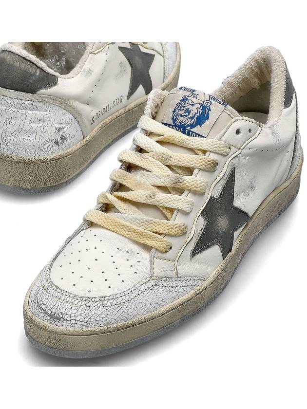 Ball Star Leather Low Top Sneakers White - GOLDEN GOOSE - BALAAN 2