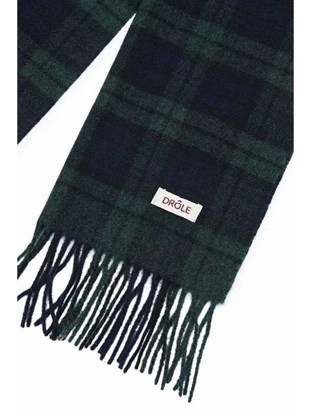 Drold Monsieur Unisex Tartan Check Scarf Muffler - DROLE DE MONSIEUR - BALAAN 4