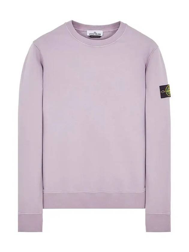 Compass Patch Crew Neck Sweatshirt Lavender - STONE ISLAND - BALAAN 1