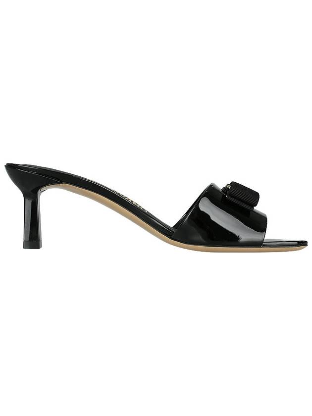 Vara Bow Sandal Heels Black - SALVATORE FERRAGAMO - BALAAN 5