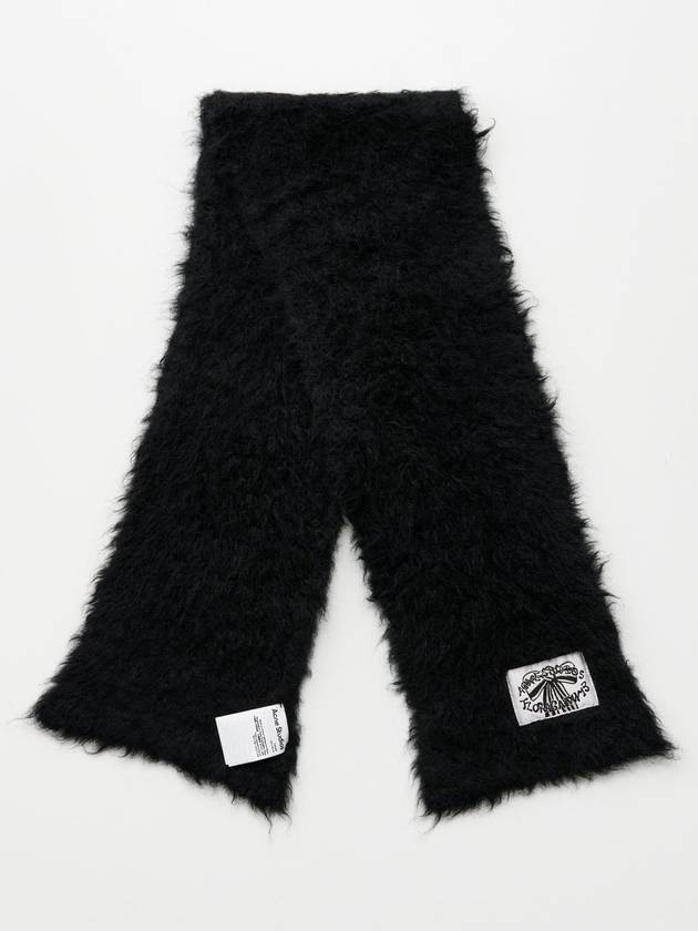 Logo Patch Alpaca Muffler Black - ACNE STUDIOS - BALAAN 3