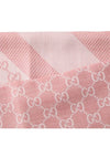 GG Jacquard Square Muffler Pink - GUCCI - BALAAN 6