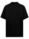 Heart Logo Polo Shirt Black - AMI - BALAAN 3