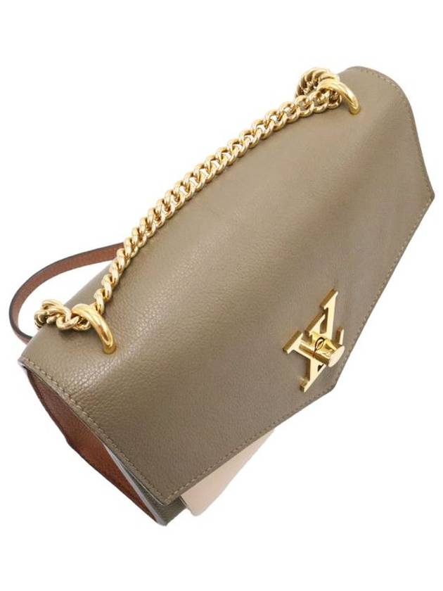 Women s Cross Bag Louis Vuitton M58949 My Lock Me BB Two tone Calfskin Gold Chain Shoulder - LOUIS VUITTON - BALAAN 7