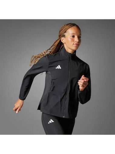 Adizero Essential Running Jacket Women s Black IT7595 693514 - ADIDAS - BALAAN 1