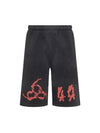 Solid Red Printing Decorative Bermuda Shorts B0030085FA138 P104 - 44 LABEL GROUP - BALAAN 1