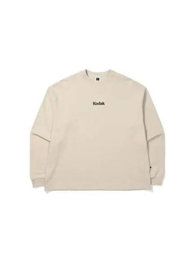 KODAK Apparel Essential Kodalux Long Sleeve T Shirt IVORY - KODO - BALAAN 1