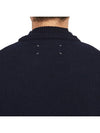 Back Stitch Elbow Patch Knit Top Navy - MAISON MARGIELA - BALAAN 8