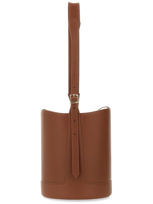 Ana Leather Shoulder Bag Hazelnut - A.P.C. - BALAAN 4