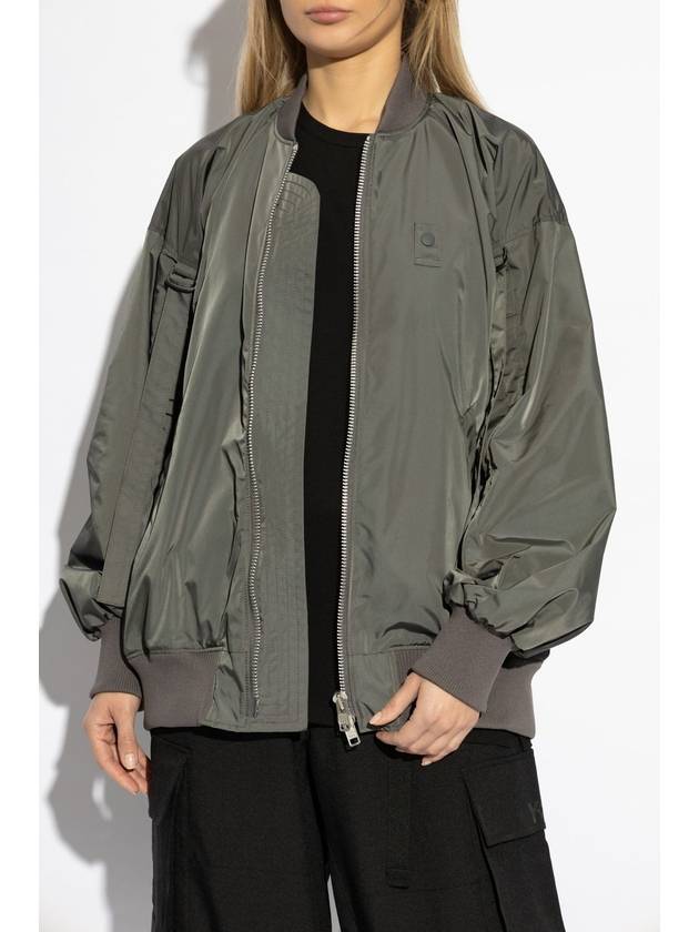 Yohji Yamamoto Bomber Jacket, Women's, Green - YOHJI YAMAMOTO - BALAAN 3