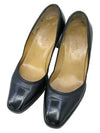 Smith Market Black Leather Shoes Women s - HERMES - BALAAN 5