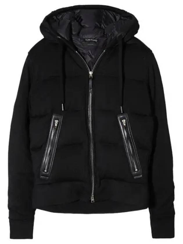 Viscose blend down jacket men s padded jumper - TOM FORD - BALAAN 1