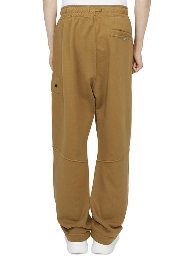 Shadow Project Cotton Fleece Jogger Track Pants Brown - STONE ISLAND - BALAAN 5