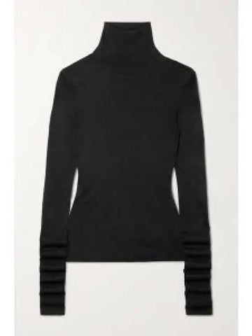 Women s Vinas Turtleneck T Shirt Black 6759 Y285 BLK 1013221 - THE ROW - BALAAN 1