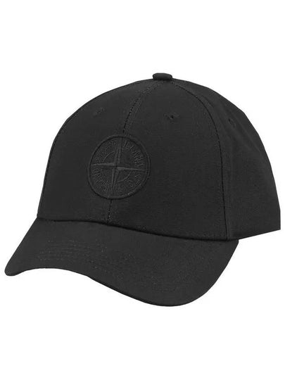 99661 Cotton Rep 6 Panel Ball Cap Black - STONE ISLAND - BALAAN 2