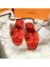 Oran Shearing Sandals Orange - HERMES - BALAAN 2