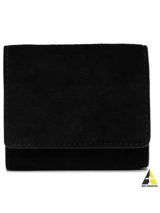 Tri-fold Compact Half Wallet Black - A.P.C. - BALAAN 2