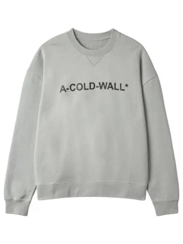 Logo Print Sweatshirt Gray T Shirt - A-COLD-WALL - BALAAN 1