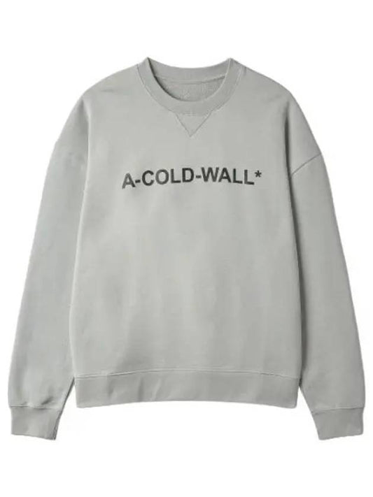 Logo Print Sweatshirt Gray T Shirt - A-COLD-WALL - BALAAN 1