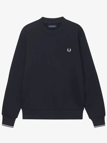 Baseline Crew Neck Sweatshirt 248 AFPM2317535 Black - FRED PERRY - BALAAN 1