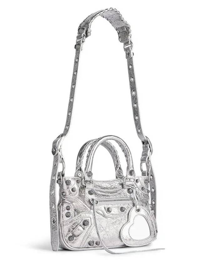 Neo Cagole Small Tote Bag Silver - BALENCIAGA - BALAAN 3