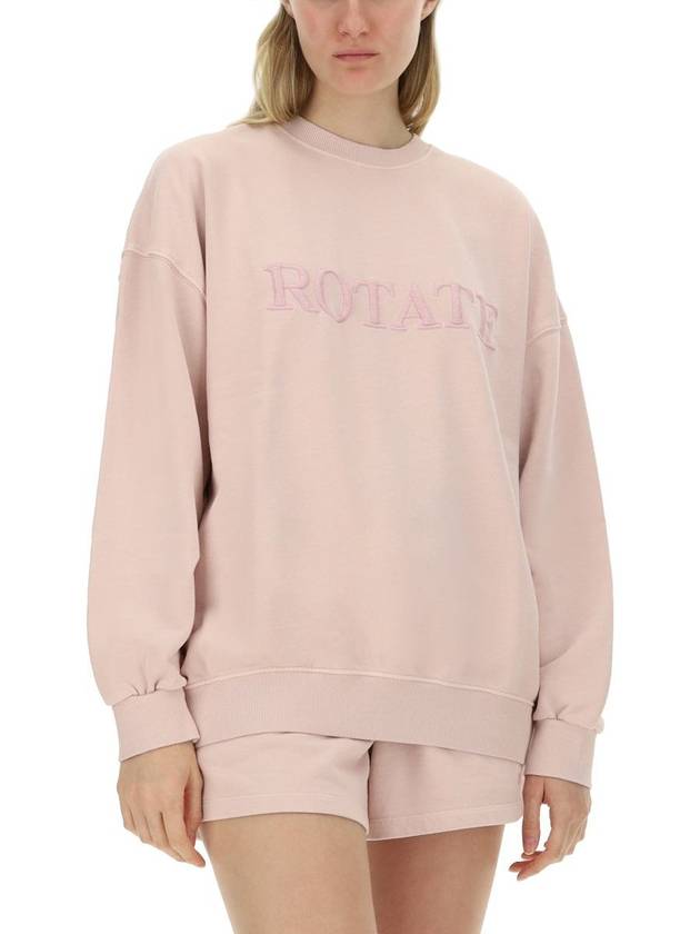 Rotate Birger Christensen Sweatshirt With Logo - ROTATE - BALAAN 4