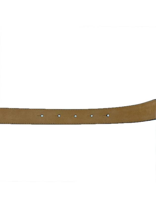 Gold Buckle Skinny Belt Black - DOLCE&GABBANA - BALAAN 4