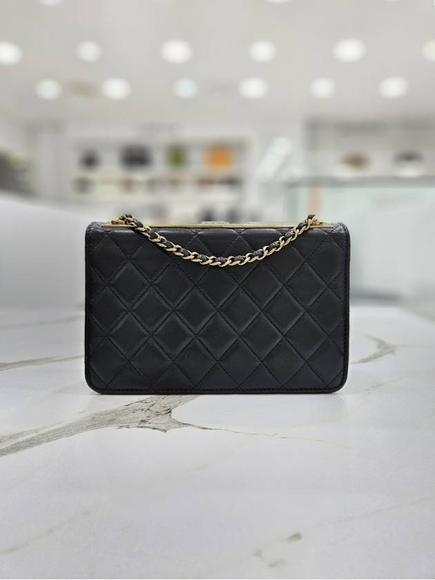 Trendy CC WOC black gold chain cross bag A80982 - CHANEL - BALAAN 5