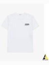 Men's Logo Embroidery Short Sleeve T-Shirt White - ALEXANDER MCQUEEN - BALAAN 2