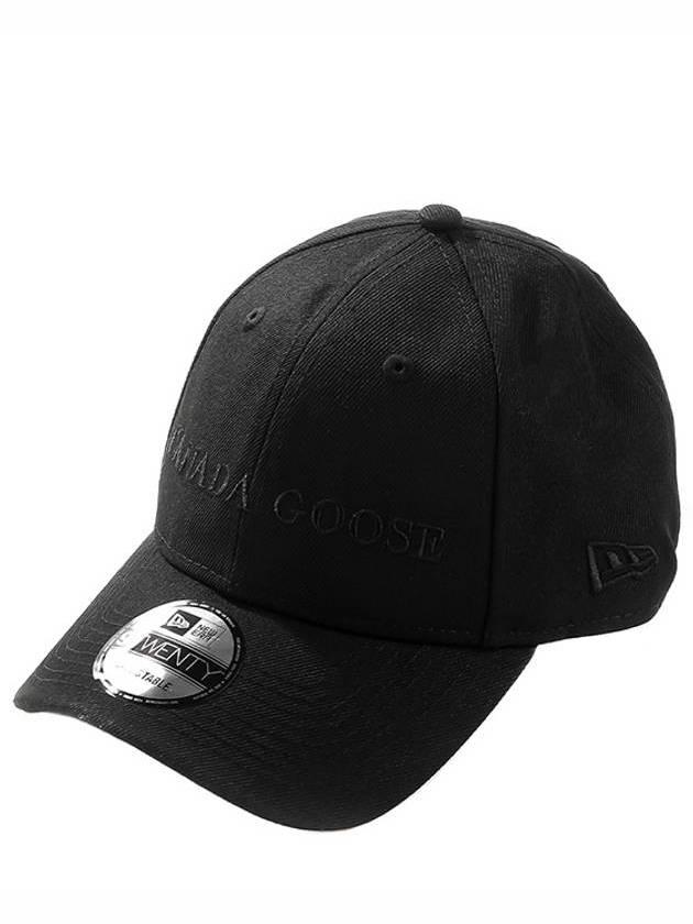 Men's Logo Cotton Ball Cap Black - CANADA GOOSE - BALAAN.