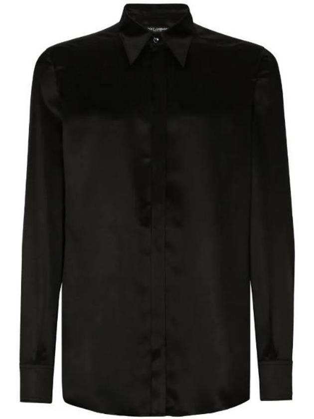 long sleeve silk shirt G5JL8TFU1AU - DOLCE&GABBANA - BALAAN 1