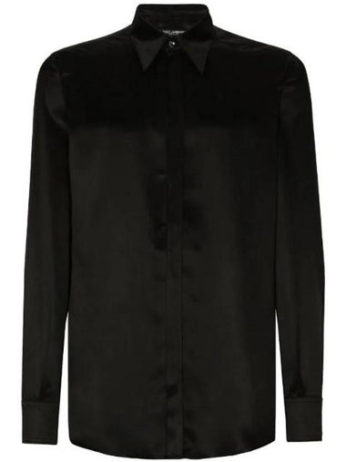 long sleeve silk shirt G5JL8TFU1AU - DOLCE&GABBANA - BALAAN 1