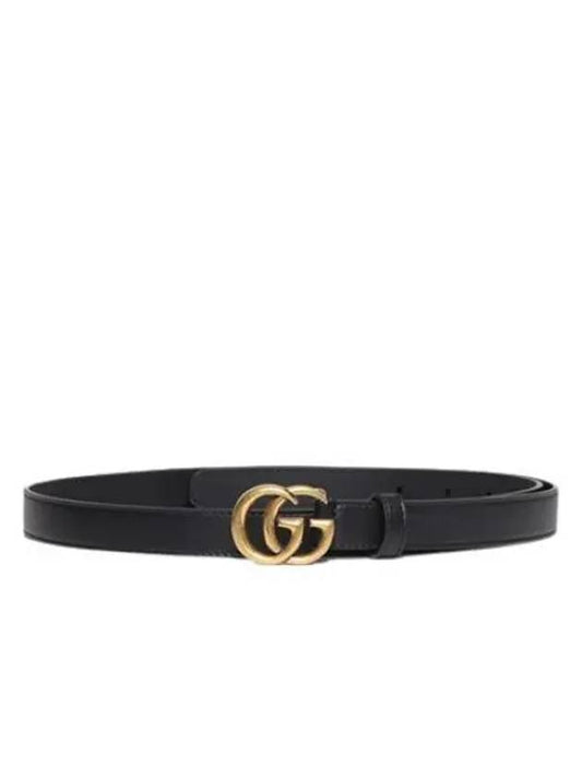 Double Buckle Leather Belt Men s Waistband - GUCCI - BALAAN 1