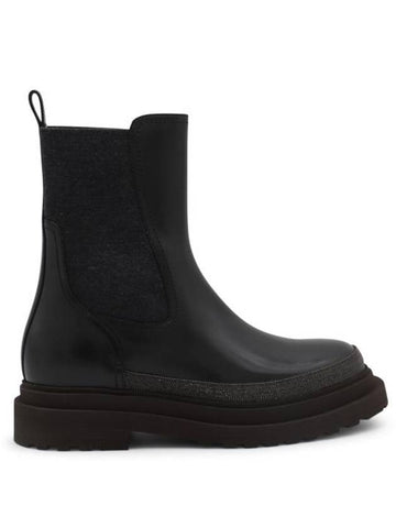 Leather Chelsea Boots Black - BRUNELLO CUCINELLI - BALAAN 1