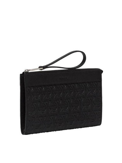 Clutch Pouch 241483 769473 Black - SALVATORE FERRAGAMO - BALAAN 2