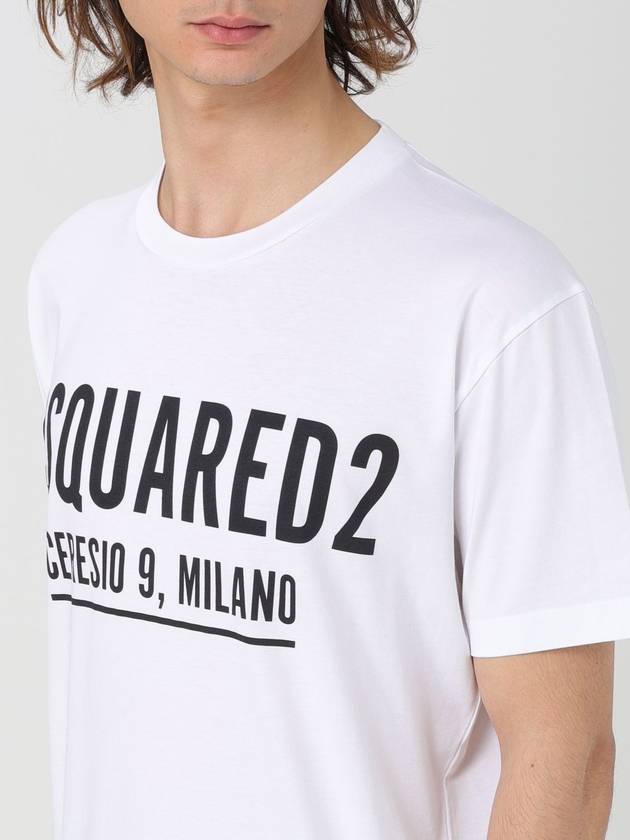 T-shirt Dsquared2 in cotone con logo - DSQUARED2 - BALAAN 4