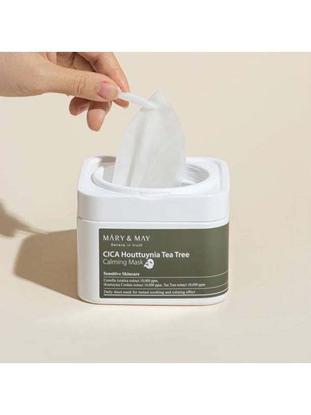 [Mary&May] CICA Houttuynia Tea Tree Calming Mask (30ea) - MARY&MAY - BALAAN 2