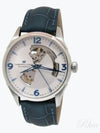 Men's Jazzmaster Open Heart Leather 42mm Watch White - HAMILTON - BALAAN 2