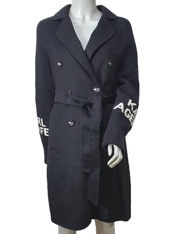 Size S Women's Wool Length 93cm Trench Coat - KARL LAGERFELD - BALAAN 1