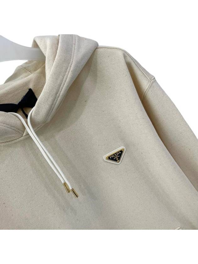 gold logo hooded sweatshirt UJL24B - PRADA - BALAAN 2