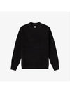 Men's Lens Wappen Pocket Knit Top Black - CP COMPANY - BALAAN 2