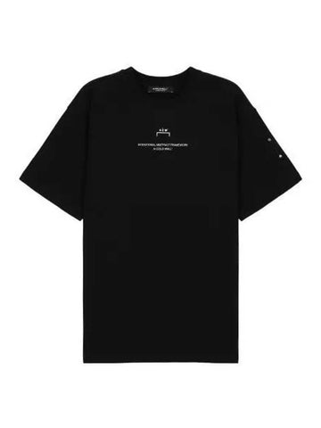 Brutalist T Shirt Black Short Sleeve Tee - A-COLD-WALL - BALAAN 1