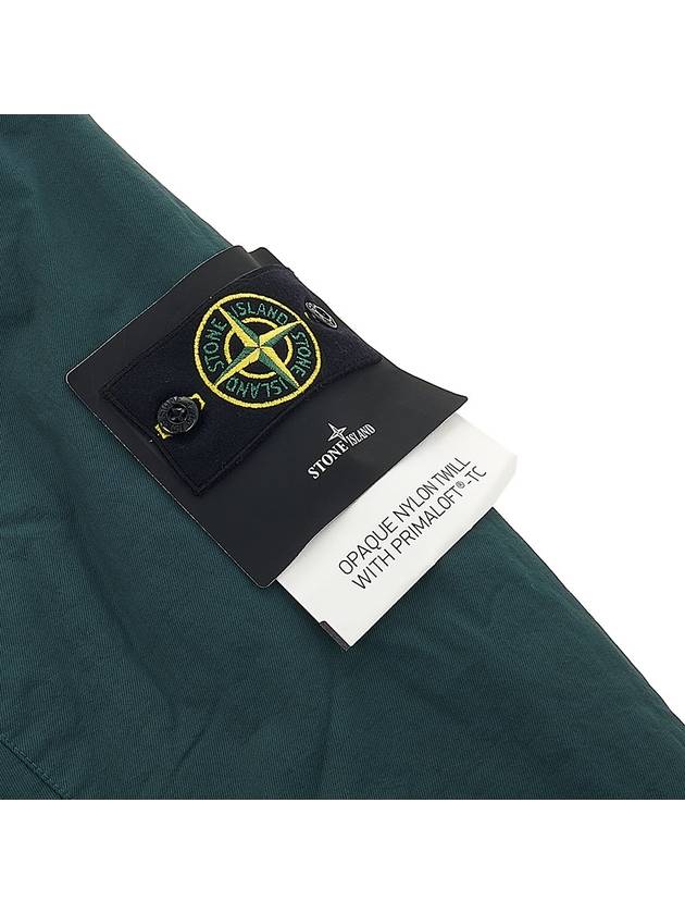 Opaque Nylon Twill with Primaloft Jacket Dark Green - STONE ISLAND - BALAAN 7