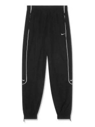 Men's Solo Swoosh Track Pants Black - NIKE - BALAAN 1